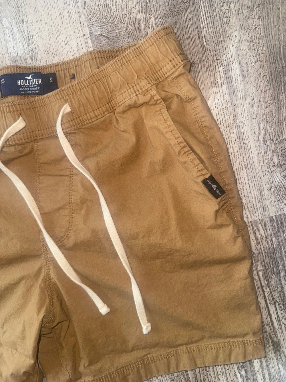 Hollister Brown Drawstring Athletic Shorts